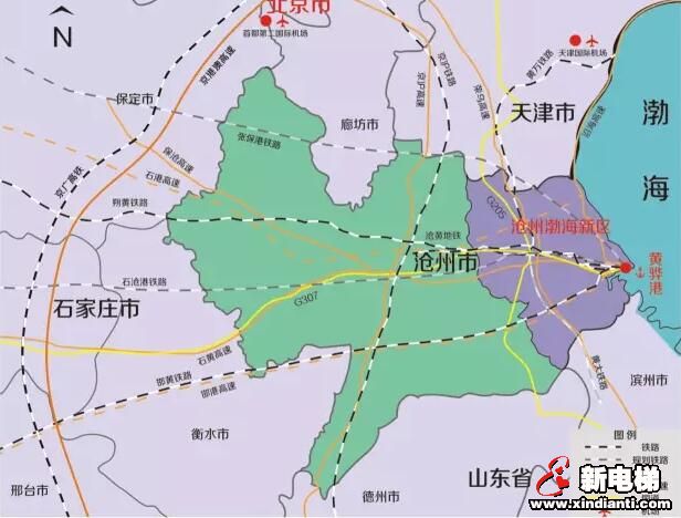 真经  沧州渤海新区是我国北方海铁公综合交通体系最发达的地区之一