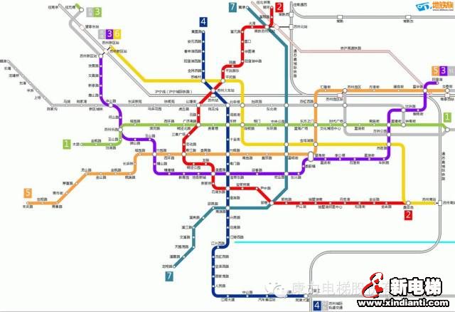 苏州轨道交通4号线2号线延伸线首批康力电梯顺利安装