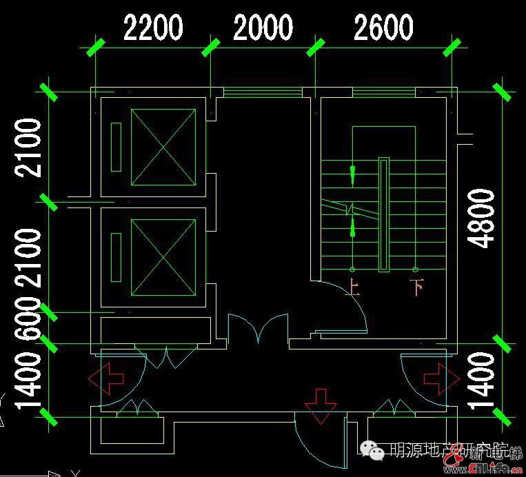 高層住宅中樓梯間電梯的24種組合方式