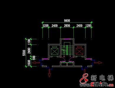 高層住宅中樓梯間電梯的24種組合方式