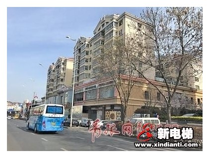 青岛一小区尝鲜加装电梯 电梯广告位或可换维保费