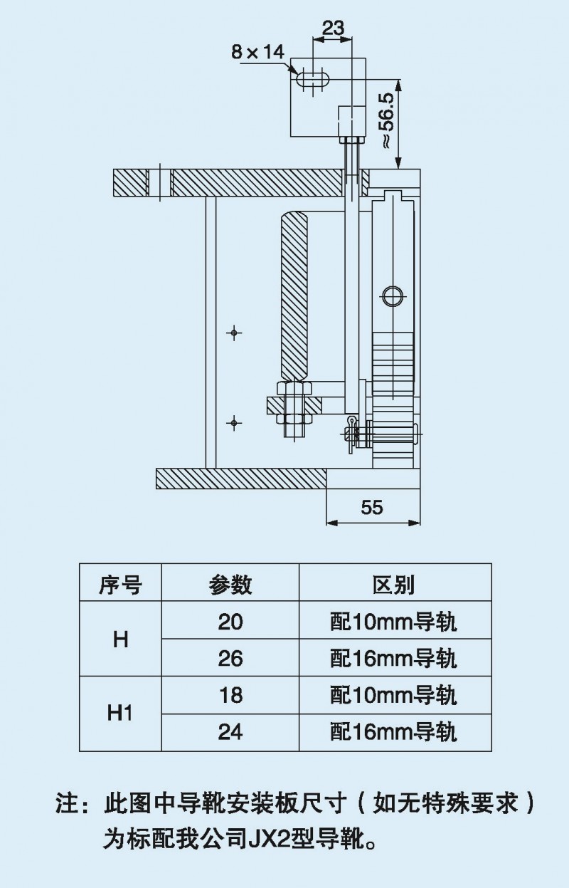 渐进式安全钳图解图片