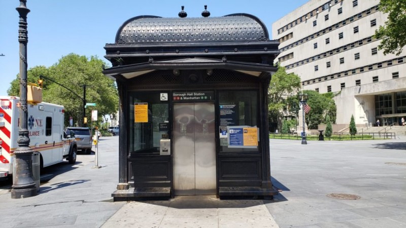 4-ELEVATOR REPLACEMENT BEGINS AT BROOKLYN SUBWAY STATION